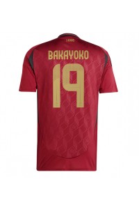 België Johan Bakayoko #19 Voetbaltruitje Thuis tenue EK 2024 Korte Mouw